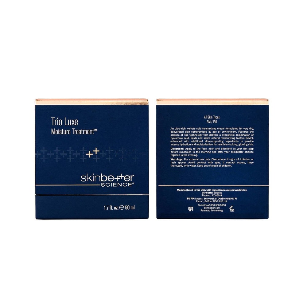 NEW Skinbetter Science Trio Luxe Moisture Treatment Hydrating Cream Set Of 10